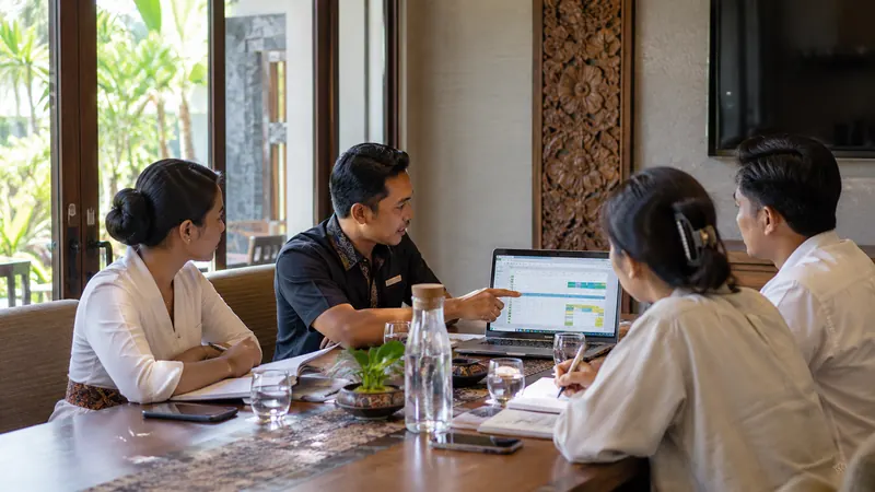Ruang rapat hotel bisnis kecil
